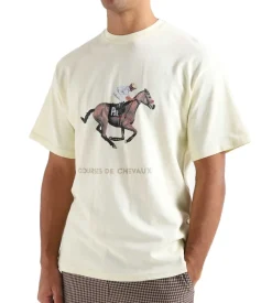 Pal Sporting Goods Courses De Chevaux T-Shirt Sun Fade Yellow 320