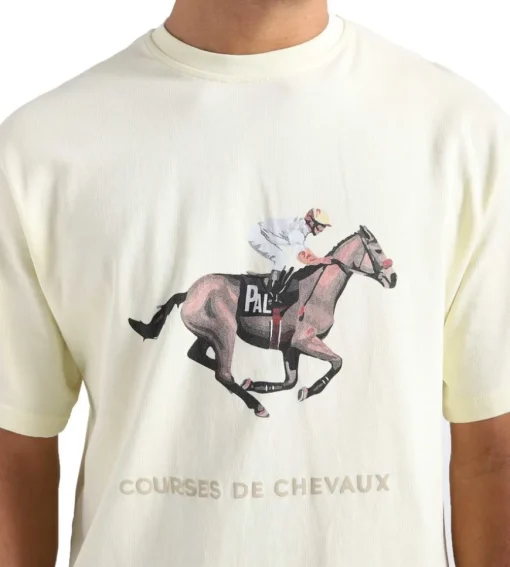 Pal Sporting Goods Courses De Chevaux T-Shirt Sun Fade Yellow 320