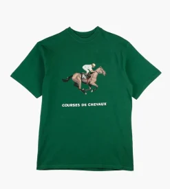 Pal Sporting Goods Courses De Chevaux T-Shirt Dark Green 580