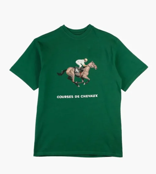Pal Sporting Goods Courses De Chevaux T-Shirt Dark Green 580