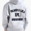 Pal Sporting Goods New Arch Logo Hoodie Light Gray Marl 210