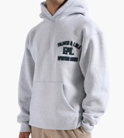 Pal Sporting Goods New Arch Logo Hoodie Light Gray Marl 210