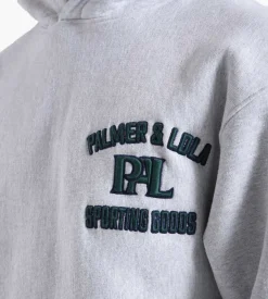 Pal Sporting Goods New Arch Logo Hoodie Light Gray Marl 210