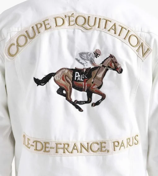 Pal Sporting Goods Off To The Races Riders Jacket Unbleached White 141