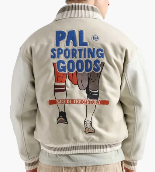Pal Sporting Goods Race Of The Century Varsity Jacket Caramel Brown 713