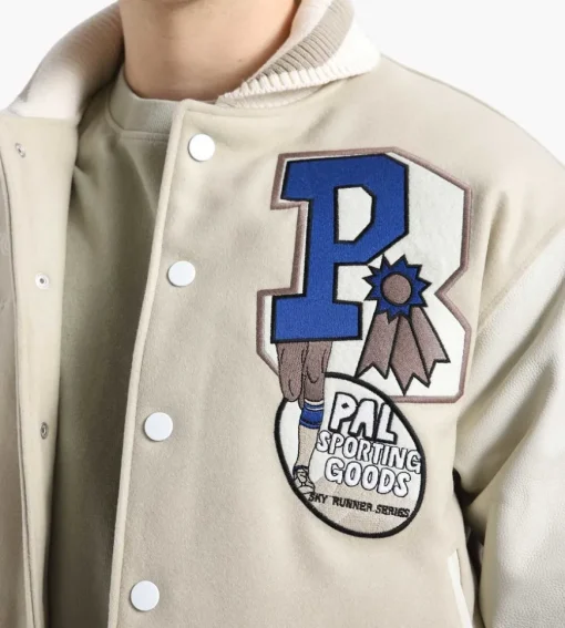 Pal Sporting Goods Race Of The Century Varsity Jacket Caramel Brown 713
