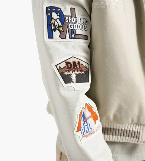 Pal Sporting Goods Race Of The Century Varsity Jacket Caramel Brown 713