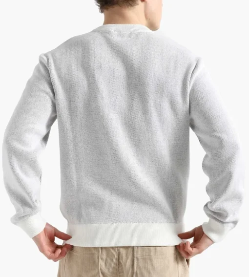 Palmes Cars Knitted Sweater Off-White