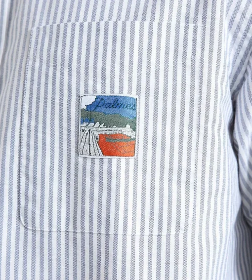 Palmes Deuce Shirt Blue Stripe