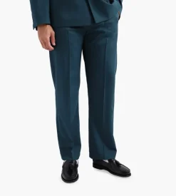 Palmes Fine Pleated Trousers Green