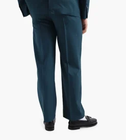 Palmes Fine Pleated Trousers Green