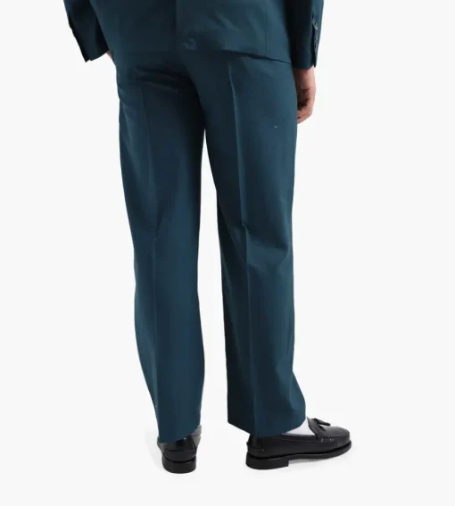Palmes Fine Pleated Trousers Green