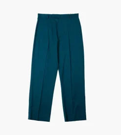 Palmes Fine Pleated Trousers Green