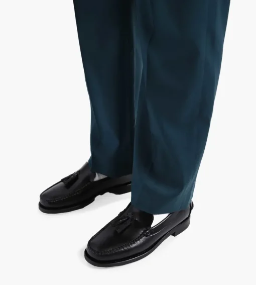 Palmes Fine Pleated Trousers Green