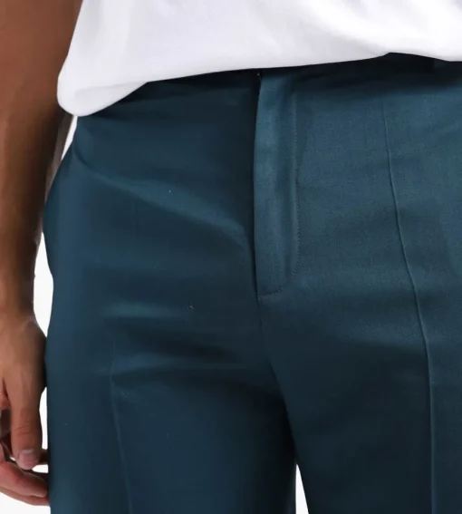 Palmes Fine Pleated Trousers Green