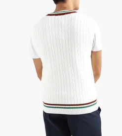 Palmes James Knitted Vest White