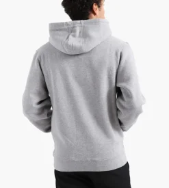 Palmes Mats Hooded Sweatshirt Grey Melange