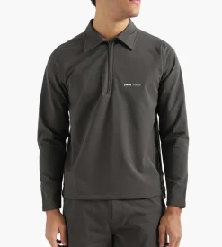 Parel Studios Prespa Quarter Zip Coal