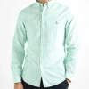 Polo Ralph Lauren Long Sleeve Sport Shirt 4330C Green White