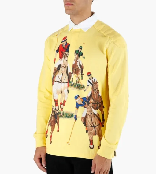 Polo Ralph Lauren Longsleeve Rugby Fall Yellow Five Horsemen