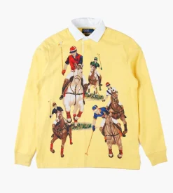 Polo Ralph Lauren Longsleeve Rugby Fall Yellow Five Horsemen