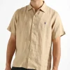 Polo Ralph Lauren Short Sleeve Sport Shirt Vintage Khaki
