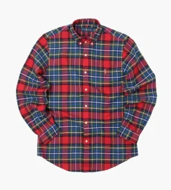 Polo Ralph Lauren Slb Dp Pcs Long Sleeve Sport Shirt 4900 Red Green