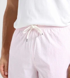 Polo Ralph Lauren Traveler Swim Carmel Pink Seersucker