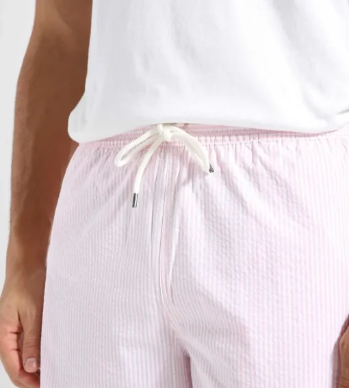 Polo Ralph Lauren Traveler Swim Carmel Pink Seersucker