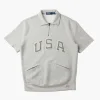 Polo Ralph Lauren Vintage Fleece Shortsleeve Sweatshirt Light Sport Heather