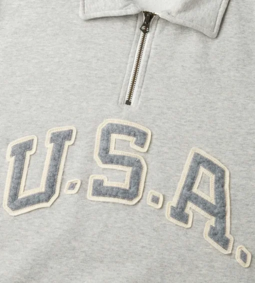 Polo Ralph Lauren Vintage Fleece Shortsleeve Sweatshirt Light Sport Heather