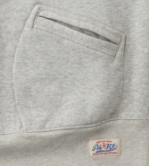 Polo Ralph Lauren Vintage Fleece Shortsleeve Sweatshirt Light Sport Heather