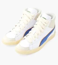 Puma Clyde Mid Bball Rhuigi Puma White Royal Sapphire