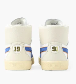 Puma Clyde Mid Bball Rhuigi Puma White Royal Sapphire