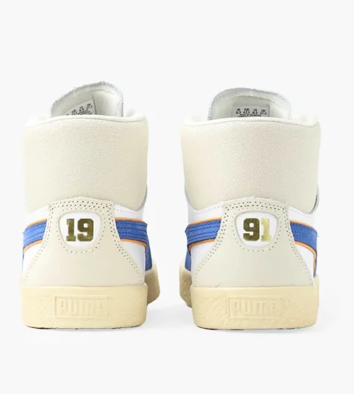 Puma Clyde Mid Bball Rhuigi Puma White Royal Sapphire