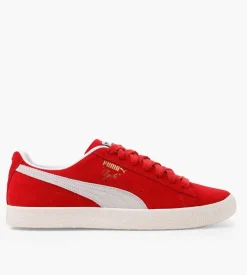 Puma Clyde Og For All Time Red Puma White Pristine
