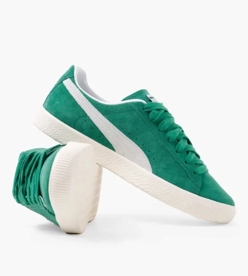 Puma Clyde Og Verdant Green Puma White Pristine