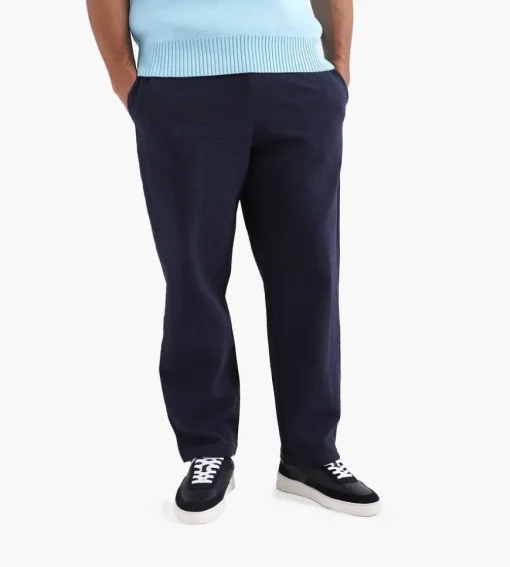 Reception Kitchen Pant Ripstop Seersucker Dark Navy