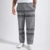 Reception Kitchen Pant Ripstop Seersucker Dark Navy White