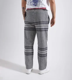 Reception Kitchen Pant Ripstop Seersucker Dark Navy White