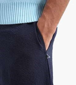 Reception Kitchen Pant Ripstop Seersucker Dark Navy