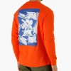 Reception Longsleeve Pocket Tee Zen Mandarin Red