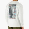 Reception Longsleeve Tee Stoned White