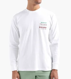 Reception Longsleeve Tee Thai House White
