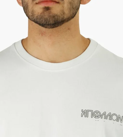 Reception Longsleeve Tee Stoned White