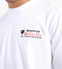 Reception Longsleeve Tee Carafe White