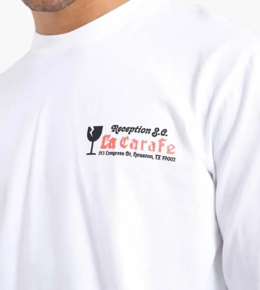 Reception Longsleeve Tee Carafe White
