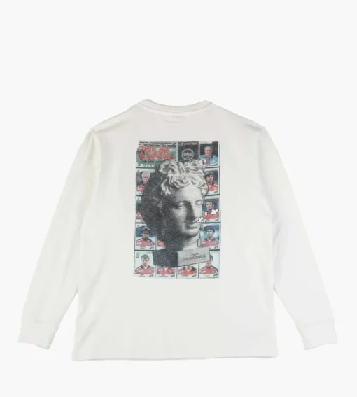 Reception Longsleeve Tee Stoned White