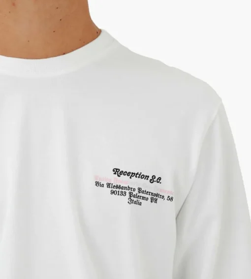 Reception Longsleeve Tee San Franceisco White