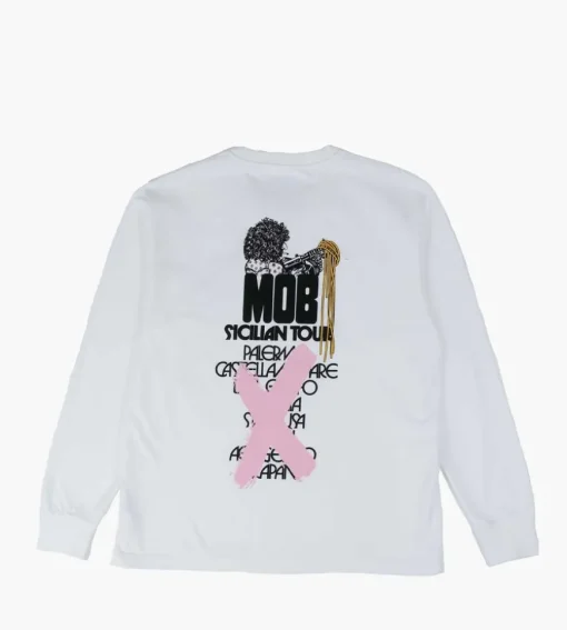 Reception Longsleeve Tee San Franceisco White